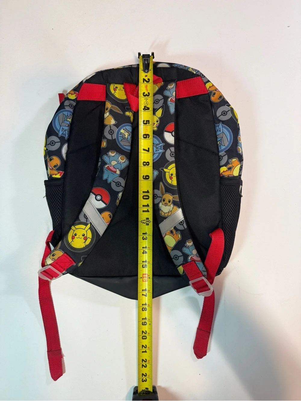Pokemon Kids Backpack and Pikachu Plush - Yellow, Black, Red